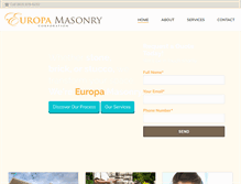 Tablet Screenshot of calgarymasonry.com